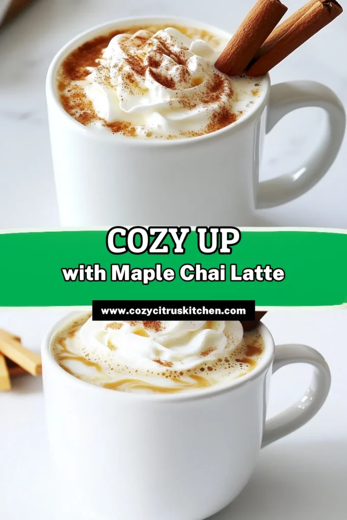 Warm up your day with a cozy cup of Warm Maple Brown Sugar Chai Latte! This delightful blend of spiced chai and creamy milk, sweetened with brown sugar and maple syrup, is perfect for chilly mornings or afternoon breaks. It's easy to make and incredibly satisfying. Don't miss out on this delicious recipe—click through to explore how to create your own comforting latte at home. #ChaiLatte #MapleSyrup #CozyDrinks #FallRecipes