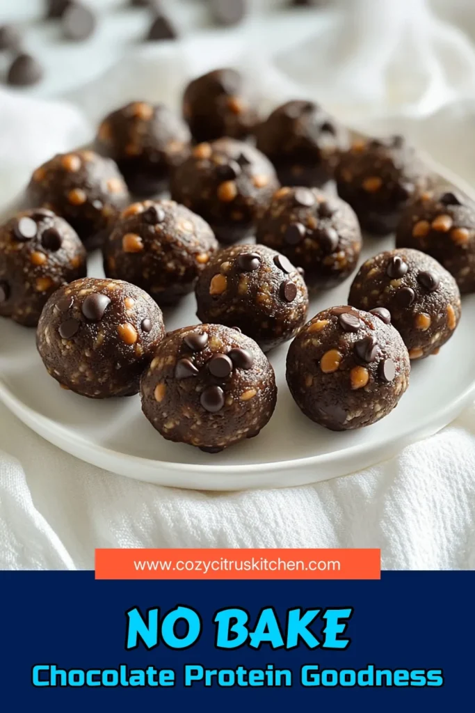 Craving a delicious and healthy snack? Try these Chocolate Peanut Butter Protein Balls that are perfect for a quick energy boost! Made with natural ingredients like peanut butter, oats, and cocoa powder, these tasty bites are not only easy to make but also packed with protein. Follow our simple recipe to whip up a batch in just 15 minutes. Click through for full instructions and treat yourself today! #ProteinBalls #HealthySnack #ChocolatePeanutButter #EasyRecipes