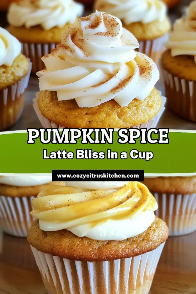 Indulge in the cozy flavors of fall with these Pumpkin Spice Latte Cupcakes! This delightful recipe combines warm pumpkin spice and rich coffee for a sweet treat that’s perfect for any occasion. Easy to make and perfect for sharing, these cupcakes are topped with your choice of creamy frosting and a sprinkle of pumpkin spice. Click through to discover the full recipe and impress your friends with this autumn favorite! #PumpkinSpiceLatte #CupcakeRecipes #FallBaking #DessertIdeas