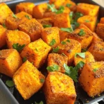 - 2 medium sweet potatoes, peeled and cut into 1-inch cubes - 2 tablespoons olive oil - 1 tablespoon Cajun seasoning - 1 teaspoon garlic powder - ½ teaspoon smoked paprika - Salt and pepper to taste - Fresh parsley, chopped (for garnish) To make Air Fryer Cajun Sweet Potato Cubes, you need just a few simple items. First, sweet potatoes are key. They give a sweet taste and nice texture. Peel and cut them into 1-inch cubes. This size helps them cook evenly and quickly. Next, grab some olive oil. This adds richness and helps the spices stick to the sweet potatoes. For flavor, use Cajun seasoning. It gives a warm, savory kick. Garlic powder and smoked paprika add depth. Salt and pepper round out the taste. Finally, fresh parsley brightens the dish and makes it pretty. Use these ingredients for a tasty, easy side dish. Enjoy the mix of flavors and colors. Your meal will look and taste amazing! To start, you need to wash the sweet potatoes. Rinse them under cool water to remove dirt. Next, peel the sweet potatoes with a vegetable peeler. This step ensures a smooth texture and better flavor. After peeling, cut the sweet potatoes into uniform 1-inch cubes. Cutting them evenly helps them cook well and stay tender inside. In a large mixing bowl, add the sweet potato cubes. Drizzle in the olive oil. This oil helps the spices stick and adds flavor. Next, sprinkle in the Cajun seasoning, garlic powder, smoked paprika, salt, and pepper. Toss everything together until the cubes are evenly coated. This step is key for full flavor in every bite. Set your air fryer to preheat at 400°F (200°C) for about 5 minutes. Preheating helps the cubes cook evenly. Once preheated, place the seasoned sweet potato cubes in the basket. Arrange them in a single layer for best results. Avoid overcrowding to ensure they crisp up nicely. Cook for 15-20 minutes. Shake the basket halfway through. This helps them cook evenly and get crispy. To check for doneness, poke a cube with a fork. It should feel soft inside but crispy outside. Once done, remove the sweet potatoes from the air fryer. Transfer them to a serving plate and garnish with fresh chopped parsley for a pop of color. Enjoy your delicious Air Fryer Cajun Sweet Potato Cubes! To get those sweet potato cubes crispy, cut them evenly. If the pieces are different sizes, some will cook faster than others. Aim for 1-inch cubes. This size ensures they cook through and have a great texture. Once in the air fryer, shake the basket halfway through cooking. This helps them cook evenly and get that nice crunch. Love heat or prefer mild? You can adjust the Cajun seasoning. Add more for a spicy kick or less for a milder flavor. If you want a change, try other spices. Paprika, chili powder, or even Italian seasoning can work well. Get creative and find what you like best! These Cajun sweet potato cubes are great with many main dishes. They pair well with grilled chicken, fish, or even a veggie burger. For a fun touch, garnish with fresh parsley. You can also add a drizzle of lime juice or a sprinkle of feta cheese for extra flavor. Enjoy mixing and matching! {{image_2}} You can use different types of potatoes for this dish. Orange potatoes are sweet and creamy. Purple sweet potatoes add a fun color and taste. You can also mix in other veggies like bell peppers or zucchini. They cook well and add nice flavors. Feel free to get creative with spices. Try a taco seasoning for a new twist. You can also add sweetness by drizzling honey or maple syrup over the cubes before air frying. This adds a nice contrast to the spicy Cajun flavor. Cooking in batches can help ensure even cooking. If you overcrowd the basket, some may not cook well. For meal prep, make a larger batch and store them. They are great for quick meals or snacks later. Just remember to keep them in a single layer for best results. To keep your air fryer Cajun sweet potato cubes fresh, store them in an airtight container. Make sure they cool down before sealing. This helps prevent moisture buildup, keeping them crispy. They can last up to four days in the fridge. Always check for any off smells before eating. You can freeze cooked sweet potato cubes for longer storage. Allow them to cool completely, then spread them on a baking sheet. Freeze them for about an hour before transferring to a freezer bag. This prevents them from sticking together. Frozen cubes can last up to three months. When ready to eat, you can reheat them straight from the freezer. For the best texture, use your air fryer to reheat leftovers. Preheat the air fryer to 400°F (200°C) and cook for about 5-10 minutes. This will make them crispy again. If you don’t have an air fryer, you can use an oven. Preheat it to 375°F (190°C), and bake for about 10-15 minutes. Stir them halfway through for even heating. Cooking sweet potatoes in an air fryer takes about 15 to 20 minutes. Make sure you cut them into 1-inch cubes. This size helps them cook evenly. Check them halfway through and shake the basket for best results. The sweet potatoes will be crispy on the outside and tender inside when done. Yes, you can use other oils like avocado oil or canola oil. Each oil adds a unique flavor. Just make sure to use an oil that can handle high heat. This way, your sweet potatoes will still cook well and taste great. Cajun seasoning can be a bit spicy, but it depends on the brand. Most blends have a nice kick but are not overwhelmingly hot. If you prefer less heat, you can start with a smaller amount and add more as needed. Feel free to adjust it to match your taste! Yes, you can make Cajun sweet potato cubes in the oven. Preheat your oven to 425°F (220°C). Spread the seasoned sweet potatoes on a baking sheet. Bake for about 25 to 30 minutes, flipping them halfway through. This way, you still get that crispy texture. Cajun sweet potato cubes pair well with many dishes. Try serving them with grilled chicken, fish, or shrimp. They also go great with a fresh salad or as part of a veggie platter. For a tasty twist, add them to tacos or burritos! In this article, we explored how to make delicious Cajun sweet potatoes in an air fryer. We covered ingredients, step-by-step instructions, and helpful tips for the perfect texture. These sweet potatoes offer great flavor and can pair well with many dishes. Try varying the spices or mixing in different veggies to keep meals fresh. Whether you enjoy them as a side or a main dish, this recipe is sure to please. Enjoy cooking and experimenting with your new skills!