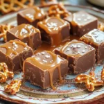- 2 cups crushed pretzel sticks - 1 cup sweetened condensed milk - 1 cup semi-sweet chocolate chips - 1 cup caramel sauce - 1 teaspoon vanilla extract - ½ teaspoon sea salt - ½ cup chopped pecans or walnuts (optional) To make No-Bake Salted Caramel Pretzel Fudge, you need simple and tasty ingredients. The crushed pretzel sticks give a nice crunch. Sweetened condensed milk adds creaminess and sweetness. Semi-sweet chocolate chips bring rich chocolate flavor. Caramel sauce ties it all together with its sweet and gooey goodness. Vanilla extract enhances the taste, while the sea salt balances sweetness. If you want extra flavor, add chopped pecans or walnuts. They add a lovely nutty crunch. Using quality ingredients makes a big difference. Choose a caramel sauce you love. A good chocolate will also shine through. This mix of flavors creates a sweet and salty treat that everyone will enjoy. Start by grabbing a large mixing bowl. Add the crushed pretzel sticks into the bowl. Next, pour in the sweetened condensed milk. Then, add the semi-sweet chocolate chips and caramel sauce. Don’t forget the vanilla extract and sea salt! Mix all these ingredients together until they blend well. If you like nuts, toss in the chopped pecans or walnuts for extra crunch. This mixture should feel thick and sticky. Now it's time to prep your baking dish. Take an 8x8-inch dish and line it with parchment paper. Make sure the paper hangs over the edges. This helps later when you lift out the fudge. The parchment prevents sticking and makes clean-up easy. Pour the mixed fudge into the lined baking dish. Use a spatula to spread it evenly. Press it down firmly to make a compact layer. For an extra treat, drizzle more caramel sauce on top. Sprinkle a pinch of sea salt for flavor. Now, place the dish in the refrigerator. Let it chill for at least 3 hours. After that, the fudge should be firm and ready to cut. Lift it out using the parchment overhang. Cut into squares and enjoy! To get your fudge just right, focus on the mixing. Make sure all ingredients blend well. This helps in achieving a smooth texture. Use your hands to press the mixture firmly into the pan. This helps the fudge hold together. If it feels too soft, chill it a bit longer. This will help it set properly. When ready to serve, cut the fudge into neat squares. Place them on a pretty plate. Drizzle extra caramel sauce on top for a nice touch. Add some crushed pretzel pieces on the side. This creates a fun, crunchy look. You can also sprinkle sea salt on top. This balances the sweetness perfectly and makes it look gourmet. You can easily switch up the flavors in this recipe. Try adding a pinch of cinnamon for warmth. If you like nuts, add chopped pecans or walnuts. They bring a nice crunch. You can even use peanut butter chips instead of chocolate chips. This adds a rich and nutty taste. If you want a sweeter fudge, add more caramel sauce. Adjust according to your taste! {{image_2}} Want to mix things up? Try adding peanut butter! To make chocolate peanut butter pretzel fudge, simply blend in ½ cup of creamy peanut butter into your mixture. This gives the fudge a rich, nutty flavor. The chocolate and peanut butter work well together, making each bite a delight. You will enjoy the added creaminess and taste! If you need a nut-free option, skip the nuts. The fudge remains delicious without them. You can also add more pretzel sticks for crunch. This keeps the texture fun and tasty, even without nuts. Everyone can enjoy this treat safely. To celebrate the seasons, add spices! For a fall twist, mix in 1 teaspoon of pumpkin spice to your fudge. This warm flavor pairs well with caramel and chocolate. You can also try cinnamon or nutmeg for a different taste. Seasonal flavors will make your fudge special for any occasion! To keep your No-Bake Salted Caramel Pretzel Fudge fresh, store it in an airtight container. Use parchment paper to separate layers. This will help avoid sticking. Place the container in the refrigerator to maintain the fudge's texture. If you have extra caramel sauce, keep it in a separate jar in the fridge. This fudge lasts up to two weeks in the fridge. You can tell it’s fresh by its firm texture. If the fudge starts to feel hard, it may be drying out. Always check for any off smell or changes in color. These signs mean it’s time to toss it. You can make this fudge ahead of time. Just follow the recipe, let it set, and store it. For freezing, wrap individual pieces in plastic wrap. Then place them in a freezer bag. The fudge can freeze well for about three months. When ready to enjoy, simply thaw it in the fridge overnight. Yes, you can use homemade caramel sauce. Making your own adds a personal touch. Just ensure it's thick enough to hold its shape. A well-made sauce will enhance the flavor of the fudge. If you prefer a store-bought option, that works too. Both will taste great in this recipe. If you need a substitute, try using coconut milk with sugar. Mix one cup of coconut milk with ⅔ cup of sugar. Cook it down until it thickens. You can also use evaporated milk with added sugar. Adjust the sweetness to your taste for the best results. To check if the fudge is set, touch the top lightly. It should feel firm and not sticky. Refrigerate it for at least three hours. If it's still soft, give it more time. Once set, it will cut into neat squares easily. Enjoy your delicious fudge! This blog post covered how to make delicious pretzel fudge. We looked at the key ingredients and shared easy steps. Tips helped ensure your fudge has the best texture. I also shared fun flavor variations and storage tips. In the end, making this fudge is simple and fun. Enjoy creating your own tasty treats!