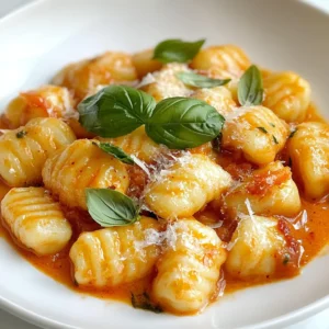 Creamy Red Pepper Gnocchi Delightful Dinner Idea