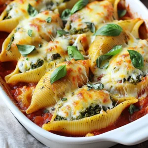 Cheesy Spinach Pesto Stuffed Shells Healthy Delight