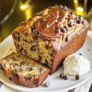 To make Nutella stuffed banana bread, you need just the right ingredients. Here’s what you will need: - 3 ripe bananas, mashed - 1/3 cup melted butter - 1 teaspoon baking soda - A pinch of salt - 3/4 cup brown sugar - 1 large egg, beaten - 1 teaspoon vanilla extract - 1 cup all-purpose flour - 1/2 cup chocolate chips (optional) - 1/2 cup Nutella Each of these ingredients plays a key role in creating the perfect sweet treat. Ripe bananas bring natural sweetness and moisture. Melted butter adds richness. Baking soda helps the bread rise. Salt balances the sweetness. Brown sugar gives depth and flavor. The egg binds it all together, while vanilla adds a warm note. All-purpose flour creates structure, and optional chocolate chips can provide extra bursts of flavor. Finally, Nutella is the star, giving you that creamy, chocolatey surprise inside. This mix makes the bread soft, sweet, and irresistible. - Preheat your oven to 350°F (175°C) and grease a 9x5-inch loaf pan. - In a bowl, mash 3 ripe bananas with 1/3 cup melted butter until smooth. - Add 1 teaspoon baking soda and a pinch of salt. Stir well to mix. - Mix in 3/4 cup brown sugar, 1 large beaten egg, and 1 teaspoon vanilla extract. - Gradually fold in 1 cup all-purpose flour until it is just combined. - If you like, add 1/2 cup chocolate chips for extra sweetness. - Pour half of the banana batter into the loaf pan. - Drizzle 1/2 cup Nutella over the batter in the pan. - Use a knife to swirl the Nutella gently into the batter. - Top with the rest of the banana batter, smoothing it out over the Nutella. - Bake the banana bread for 50-60 minutes. It should be golden brown. - Check for doneness by inserting a toothpick in the center. It should come out clean. - Allow the bread to cool in the pan for about 10 minutes. - Then, carefully transfer it to a wire rack to cool completely. - For a special touch, serve warm with whipped cream or extra Nutella on top. - Use very ripe bananas. They should have brown spots. This adds sweetness. - Swirl the Nutella gently. It should mix but remain visible. This gives a nice look. - Serve warm with whipped cream. The cream adds richness. - Drizzle more Nutella on top for extra flavor. This makes it even sweeter. - Enjoy it warm or cooled. Warm bread is soft and gooey. Cooled bread has a nice texture. - Keep leftovers in an airtight container. This keeps the bread fresh. - You can store it at room temperature for 2-3 days. - For longer storage, put it in the fridge for up to a week. - Reheat slices in the microwave for about 10 seconds. This brings back the warmth. {{image_2}} You can easily change the flavors in your Nutella stuffed banana bread. Adding nuts like walnuts or pecans brings a nice crunch. You can also mix in dried fruits like raisins or cranberries for a sweet twist. If you want to try something different, use dark or white chocolate instead of regular chocolate chips. There are many spreads you can use, too. Peanut butter or almond butter can create a rich, nutty flavor that pairs well with bananas. If you need gluten-free options, you can swap out the all-purpose flour for almond or coconut flour. These flours work well and keep the bread tasty. For vegan alternatives, replace the egg with a flaxseed meal or applesauce. You can also use a plant-based butter to replace the melted butter. These changes make the bread friendly for different diets while still tasting amazing. If you want to make more or less banana bread, you can easily scale the recipe. For a smaller batch, just cut the ingredients in half. This gives you about five slices. If you want to make a larger batch, double the ingredients. This way, you can share more slices with friends or family. Adjusting the recipe is easy and helps you enjoy this treat anytime! Can I use frozen bananas? Yes, you can use frozen bananas. Just thaw them first. They will mash well. This can help add moisture to your bread. How do I know when the bread is done baking? You will know it is done when a toothpick comes out clean. Insert it in the center. If it has batter on it, bake longer. What can I substitute if I don’t have Nutella? You can use any chocolate spread. Peanut butter also works well. Feel free to get creative with your favorite spreads. Why is my banana bread dense? Your banana bread may be dense if you overmixed the batter. This adds too much air. Also, check if your bananas are very ripe for the best texture. How to avoid overmixing the batter Mix the batter just until the flour disappears. Use a gentle folding motion. This will keep your bread light and fluffy. Caloric content per slice Each slice has about 200 calories. This can vary slightly with added ingredients. Nutritional breakdown of key ingredients - Bananas: Rich in potassium and vitamins. - Butter: Adds flavor and moisture. - Brown sugar: Provides sweetness and moisture. - Nutella: Adds chocolatey richness and a touch of hazelnut flavor. - Take step-by-step images as you make the banana bread. - Capture the mixing, layering, and swirling moments. - Snap a final presentation shot of the warm bread, sliced and ready. - Show a close-up of the Nutella swirl peeking through the soft bread. - Create short clips that show key steps clearly. - Film mashing the bananas and mixing in the butter. - Show how to layer the batter and Nutella. - Add tips on variations, like using nuts or different spreads. - Encourage readers to share their own Nutella stuffed banana bread photos. - Create a fun hashtag for your audience to use. - Highlight reader feedback and tips in future posts. - Let others see how creative they can get with the recipe! This banana bread recipe combines ripe bananas, Nutella, and simple steps. From gathering ingredients to baking and serving, you can create a tasty treat. Remember, the right banana ripeness and careful mixing make a big difference. You can add nuts or dried fruits for variety. Enjoy it warm or stored for later. It's flexible, fun, and perfect for sharing. Now, get baking and make your kitchen smell amazing!