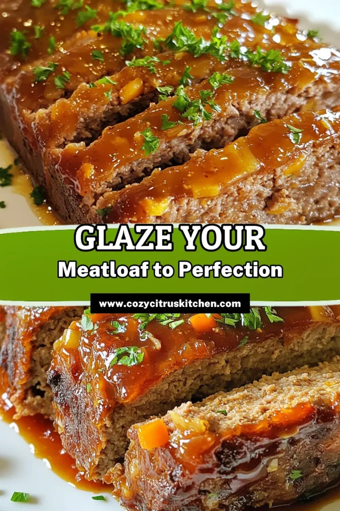 Discover this irresistible honey garlic meatloaf that’s sure to become a family favorite! This easy glazed meatloaf recipe combines ground beef with a delicious homemade meatloaf glaze, featuring honey and garlic for a sweet and savory flavor. Perfect for any night, follow our simple steps to make this tasty dish quickly. Get ready to savor every bite! Save this easy meatloaf with honey recipe for your next meal. #HoneyGarlicMeatloaf #GlazedMeatloafRecipe #EasyMeatloaf #HomemadeMeatloafGlaze