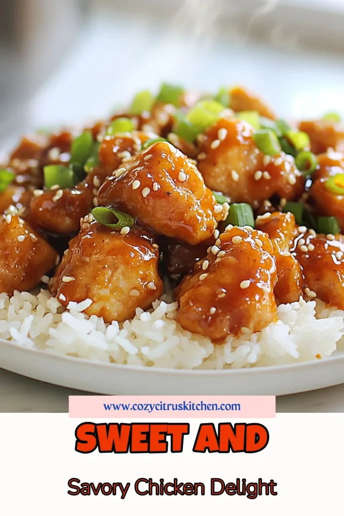 Looking for a quick and delicious dinner? Try this Honey Garlic Chicken recipe! This Easy Chicken Dinner features tender chicken cooked in a sticky Honey Garlic Sauce that’s bursting with flavor. Serve up this Sesame Chicken recipe over jasmine rice for a perfect Asian Chicken Stir Fry your family will love. Save this recipe for your next meal and enjoy a taste of Asia at home. #HoneyGarlicChicken #SesameChickenRecipe #EasyChickenDinner #AsianChickenStirFry