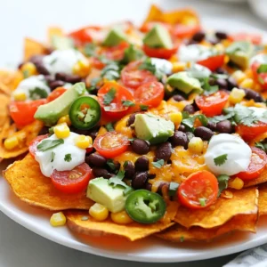 Loaded Sweet Potato Nachos Flavorful and Fun Dish