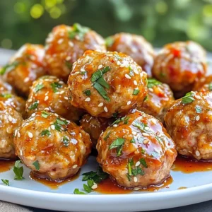 Sweet Chili Turkey Meatballs Flavorful and Easy Meal
