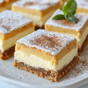 Gingerbread Cheesecake Bars Delightful Holiday Treat