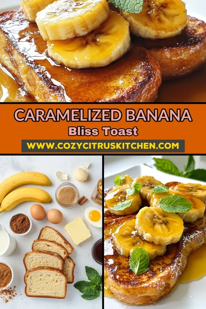 Indulge in this delicious caramelized banana French toast recipe that's perfect for any breakfast! Made with fluffy brioche or challah, this French toast recipe with bananas is not only simple but also a delightful way to start your day. Enjoy the sweet and buttery caramelized banana recipe topped with maple syrup for an easy breakfast recipe your family will love. Save this for your weekend brunch! #FrenchToast #BreakfastRecipes #CaramelizedBananas #BriocheFrenchToast