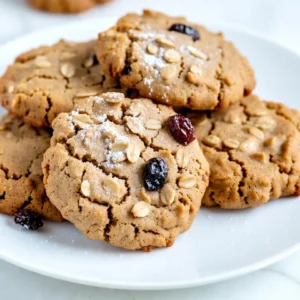 To make chai spiced oatmeal cookies, you need the following items: - 1 cup rolled oats - 1 cup all-purpose flour - 1/2 teaspoon baking soda - 1 teaspoon baking powder - 1/2 teaspoon salt - 2 teaspoons ground cinnamon - 1 teaspoon ground ginger - 1/2 teaspoon ground cardamom - 1/4 teaspoon ground cloves - 1/2 cup unsalted butter, softened - 1/2 cup brown sugar, packed - 1/2 cup granulated sugar - 1 large egg - 1 teaspoon vanilla extract - 1 cup raisins or chocolate chips (optional) These ingredients blend to create a warm and cozy flavor. If you need to swap some ingredients, here are good options: - Rolled oats: You can use quick oats, but this changes the texture slightly. - All-purpose flour: Try whole wheat flour for a nuttier taste. - Unsalted butter: Coconut oil works well as a dairy-free choice. - Brown sugar: You can use coconut sugar for a healthier option. - Raisins or chocolate chips: Nuts or dried fruit can add a nice crunch. Feel free to get creative with what you have at home. For the best cookies, consider these tips: - Fresh spices: Use fresh ground spices for a more robust flavor. - Butter temperature: Soften your butter at room temp for easy mixing. - Measure accurately: Use the spoon and level method for flour to avoid dense cookies. - Quality chocolate: If you use chocolate chips, opt for high-quality dark chocolate. These small choices can make a big difference in your cookie baking experience. {{ingredient_image_1}} First, gather all your ingredients. You will need rolled oats, flour, baking soda, baking powder, salt, ground cinnamon, ground ginger, ground cardamom, ground cloves, unsalted butter, brown sugar, granulated sugar, a large egg, vanilla extract, and optional raisins or chocolate chips. This step makes the process smooth and fun. Start by preheating your oven to 350&deg;F (175&deg;C). Line a baking sheet with parchment paper. In a medium bowl, combine the rolled oats, flour, baking soda, baking powder, salt, and spices. Mix them well and set aside. In a large bowl, beat the softened butter with brown sugar and granulated sugar. You want it creamy and smooth. Next, add the egg and vanilla extract, mixing until combined. Gradually stir in the dry ingredients. If you want to add raisins or chocolate chips, fold them in now. Use a tablespoon to drop cookie dough onto the prepared baking sheet. Space them about 2 inches apart. Bake the cookies for 10 to 12 minutes. They should have golden edges but soft centers. After baking, let them cool on the sheet for a few minutes. Then, transfer them to a wire rack to cool fully. Enjoy your cozy chai spiced oatmeal cookies! To make your cookies soft, watch the baking time closely. Bake them just until the edges turn golden. The centers should still look soft and slightly underdone. This will help them stay chewy. Remember to let them cool on the sheet for a few minutes. This helps them set without drying out. One common mistake is over-mixing the dough. Mix just until combined to keep your cookies tender. Another mistake is not measuring your flour correctly. Use a spoon to fluff the flour, then scoop it into your measuring cup. Level it off with a knife for accuracy. Lastly, don&rsquo;t skip the resting time for the dough. It improves the texture and flavor. To boost the flavors in your cookies, try adding a pinch of nutmeg. It pairs well with the chai spices. You can also experiment with different mix-ins. Think about using chopped nuts or dried fruits for more texture. If you love chocolate, dark chocolate chips add a nice twist. Pair your cookies with a warm cup of chai to enhance the cozy experience. Pro Tips Chill the Dough: For thicker cookies, chill the dough in the refrigerator for at least 30 minutes before baking. This helps prevent spreading and results in a chewier texture. Use Fresh Spices: For the best flavor, ensure your spices are fresh. Old spices can lose their potency and affect the overall taste of your cookies. Experiment with Add-ins: Feel free to customize your cookies! Try adding nuts, dried fruits, or different types of chocolate for a unique twist on the classic recipe. Don&rsquo;t Overbake: To achieve soft and chewy cookies, take them out of the oven while they still look slightly underbaked. They will continue to firm up on the baking sheet. {{image_2}} You can make these cookies even better by adding mix-ins. Try adding 1/2 cup of chopped nuts like walnuts or pecans. They add a nice crunch. You can also add 1/2 cup of dried fruits, like cranberries or apricots. Both choices bring extra flavor and texture to each bite. Just remember to fold them in when you add the raisins or chocolate chips. If you need a gluten-free option, it's easy to change this recipe. Swap the all-purpose flour for a gluten-free flour blend. Make sure the blend has xanthan gum for better texture. This change keeps the cookies soft and chewy. You can enjoy these tasty treats without worry. To make a vegan version of these cookies, you can replace the egg with a flax egg. Mix 1 tablespoon of ground flaxseed with 2.5 tablespoons of water. Let it sit for 5 minutes to thicken. Also, swap the unsalted butter for coconut oil or vegan butter. This keeps the cookies rich and delicious. You won't miss the eggs or dairy in these delightful cookies! To keep your chai spiced oatmeal cookies fresh, store them in an airtight container. Use wax paper or parchment paper between layers to avoid sticking. This method helps retain moisture and flavor. Place the container in a cool, dry place. Ideally, they last up to a week this way. You can freeze these cookies for longer storage. First, let them cool completely. Then, wrap each cookie in plastic wrap. Place wrapped cookies in a freezer-safe bag or container. They can last for up to three months in the freezer. When ready to eat, take them out and let them thaw at room temperature. For a warm treat, reheat your cookies in the oven. Preheat your oven to 350&deg;F (175&deg;C). Place cookies on a baking sheet for about 5 minutes. This step brings back their soft texture and enhances the spices' aroma. Enjoy them warm with a cup of chai for the best experience! Yes, you can use quick oats. They will change the texture a bit. Quick oats make cookies softer and less chewy. Rolled oats give a nice chewiness. If you prefer a softer cookie, go for quick oats. Look for the edges to be lightly golden. The centers should still look soft. This is the best sign that your cookies are done. If you leave them in too long, they may get hard. A warm cup of chai tea is perfect. The spices in the tea match the cookies well. You can also enjoy them with milk or hot chocolate. Either way, they make a cozy treat. These cookies stay fresh for about a week. Store them in an airtight container. You can also freeze them for longer storage. They last up to three months in the freezer. Yes, making the dough ahead is easy. You can refrigerate it for up to three days. Just scoop and bake when you're ready. You can also freeze the dough for up to three months. This way, you'll have fresh cookies anytime! In this guide, we covered the key steps for making chai spiced oatmeal cookies. You learned about the best ingredients, mixing techniques, and baking tips to avoid common mistakes. We explored tasty variations and how to store cookies for lasting freshness. Remember, practice leads to perfect cookies. Enjoy the process and share your delicious results!