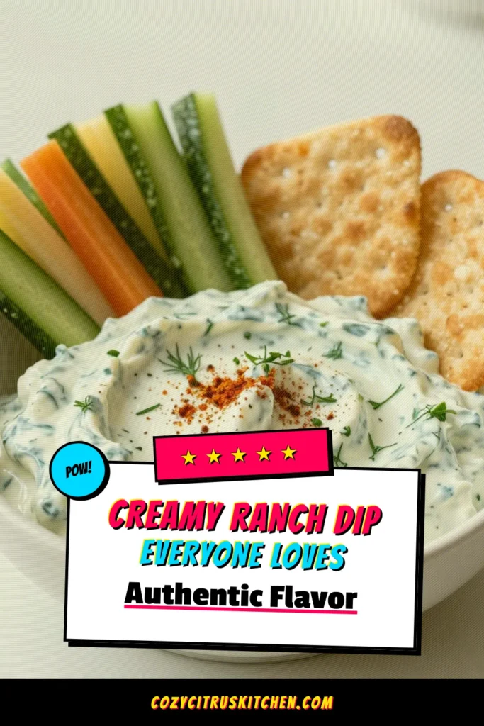 Discover the ultimate creamy Greek yogurt dip that's delicious and healthy! This creamy ranch dip recipe is made with Greek yogurt and fresh herbs, creating a homemade ranch dressing that's perfect for veggies or snacks. Enjoy a guilt-free treat with this herb dip with yogurt that combines wholesome ingredients in just 10 minutes. Save this healthy ranch dip for your next gathering! #GreekYogurtDip #CreamyRanchDip #HealthyRanchDip #HomemadeRanchDressing