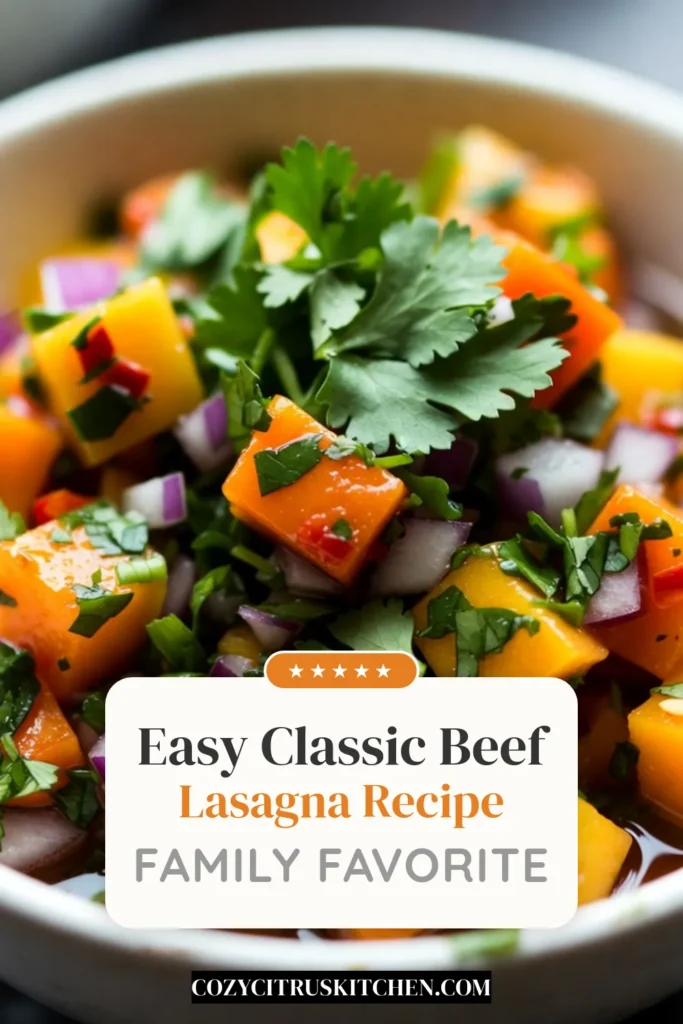 Discover how to make the ultimate spicy mango salsa with this easy habanero salsa recipe! This fresh mango salsa combines ripe mangoes, zesty lime, and fiery habanero for a vibrant tropical salsa that’s bursting with flavor. Perfect for parties or a summer cookout, this quick salsa takes just 15 minutes to prep. Try it as a dip or topping for grilled dishes! Save this recipe for your next gathering! #MangoSalsa #HabaneroSalsa #TropicalSalsa #EasySalsaRecipes