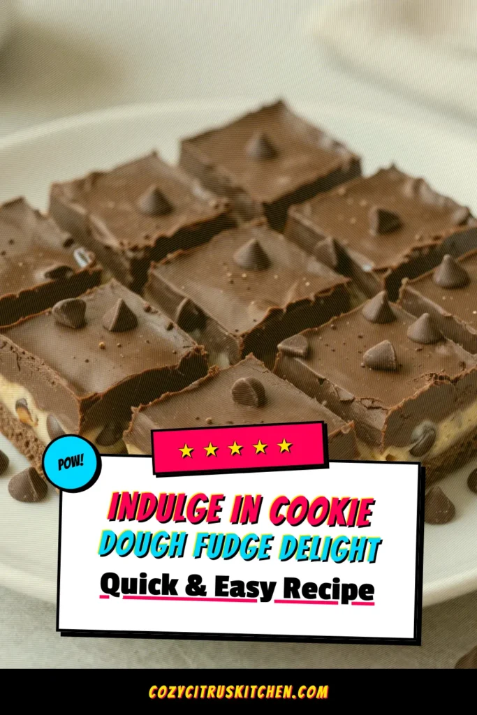 Indulge in this delicious Chocolate Chip Cookie Dough Fudge, the ultimate no-bake chocolate fudge treat! This easy fudge recipe combines creamy chocolate layers with a rich cookie dough dessert that will satisfy all your cravings. Perfect for sharing or enjoying solo, this is a must-try for chocolate lovers! Save this recipe for your next dessert night and impress everyone! Try it out today! #ChocolateFudge #EasyFudgeRecipe #CookieDoughDessert #ChocolateDessertRecipes