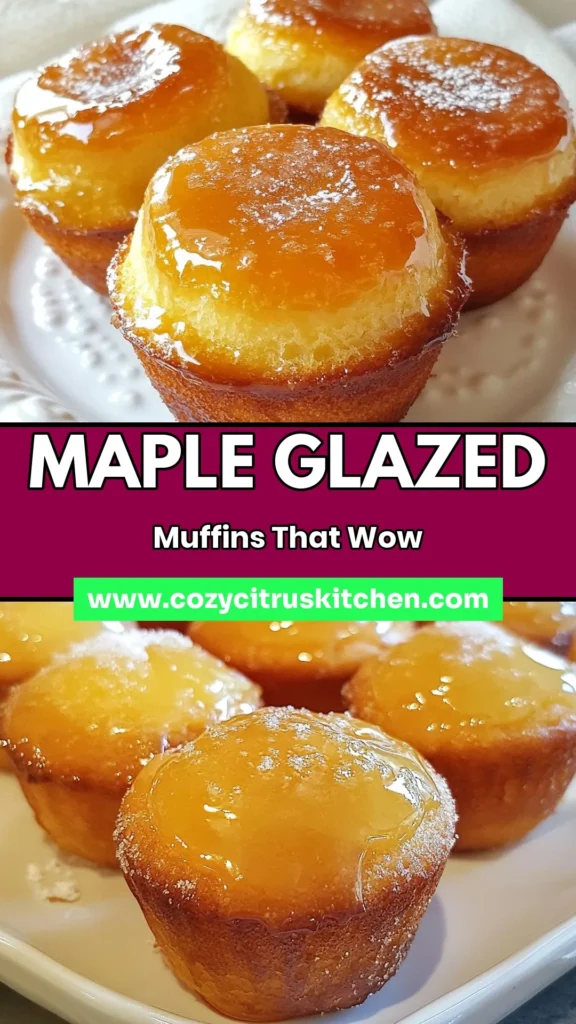 Indulge in these delightful Maple Glazed Donut Muffins, the perfect addition to your breakfast routine! Crafted with simple ingredients, this easy muffin recipe makes homemade donut muffins that are soft, moist, and irresistibly sweet. Drizzled with a scrumptious maple syrup glaze, they are sure to please everyone. Ready in just 35 minutes! Try this maple syrup glaze recipe today and bring joy to your mornings! Save this recipe and enjoy! #MuffinRecipes #BreakfastIdeas #DonutMuffins #BakingRecipes