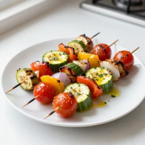 Garlic Herb Grilled Veggie Skewers Flavorful Delight