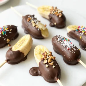 Chocolate Covered Banana Pops Fun and Easy Treat