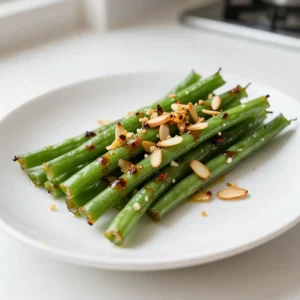 Balsamic Garlic Roasted Green Beans Savory Delight